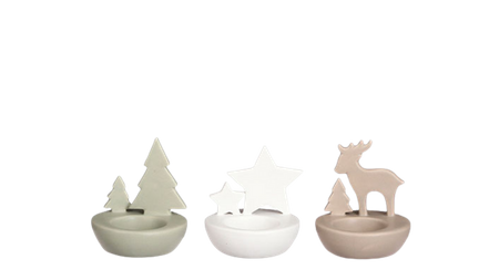 Świecznik świąteczny mix