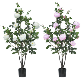 Drzewko różane sztuczne mix 110 cm