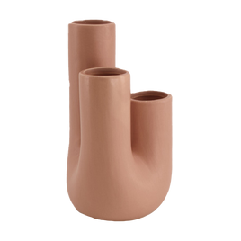 Wazon ceramiczny potrójny róż 20,5 cm