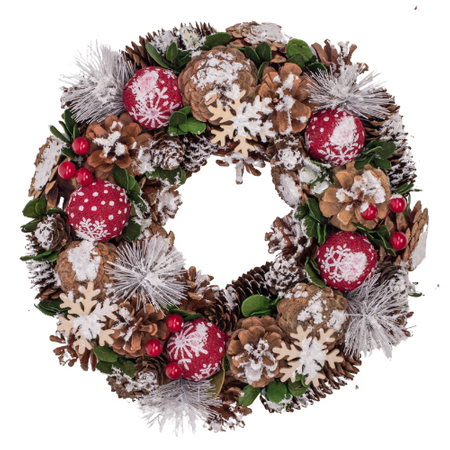 Wianek świąteczny 30 cm