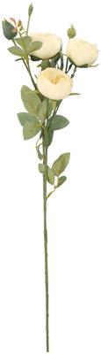 Sztuczny bukiet róża kremowa 66 cm
