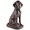 Dekoracja ogrodowa pies spaniel siedzący
