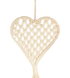 Zawieszka materiałowa serce mała