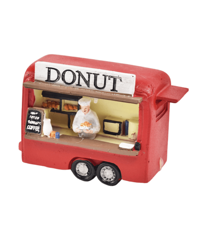 Mini food truck z pączkami-dekoracja LED