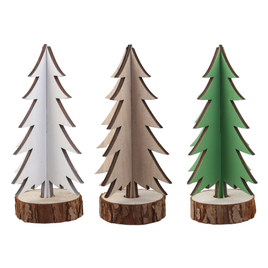 Choinka drewniana mix kolorów