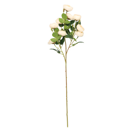 Sztuczny bukiet pełnik 67 cm kremowy