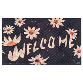 Wycieraczka materiałowa welcome w kwiaty  45*75 cm