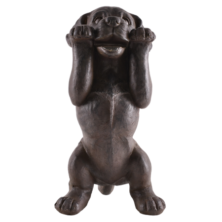 Dekoracja ogrodowa pies beagle stojący