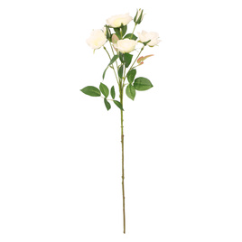 Sztuczny bukiet róża 72 cm biała