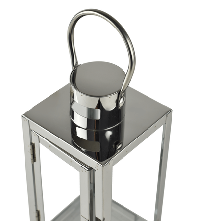 Latarnia Barcelona na świece S srebrna