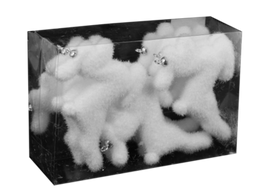 Bombki zawieszki choinkowe - renifer 8 szt.