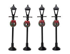 Dekoracyjne mini Lampy uliczne 4 szt.