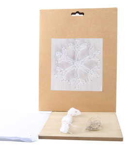 Obraz 3D zrób to sam - śnieżynka