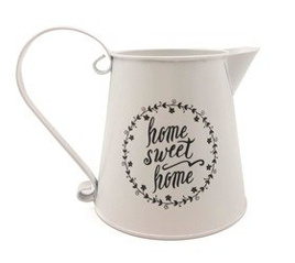 Dzbanek Sweet Home metalowy 14 cm