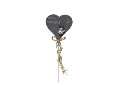 Drewniana dekoracja na piku