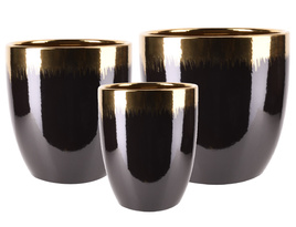 Zestaw Osłonek LOME złoto czarna ombre