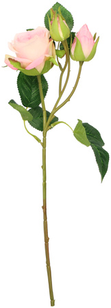 Sztuczna gałązka róża 3 szt. 40 cm