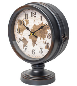 Zegar stojący metalowy