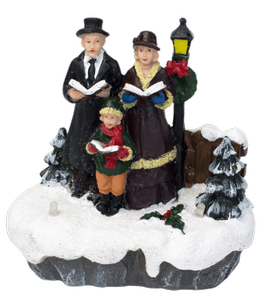 Figurka Bożonarodzeniowa śpiewająca rodzina