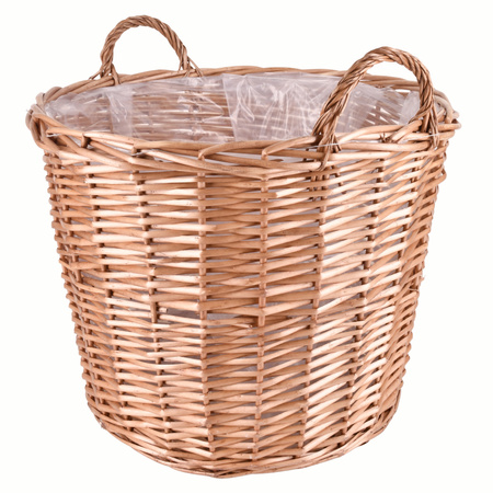 Kosz wiklinowy naturalny XL