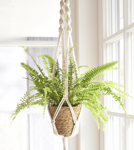 Makrama na doniczkę L