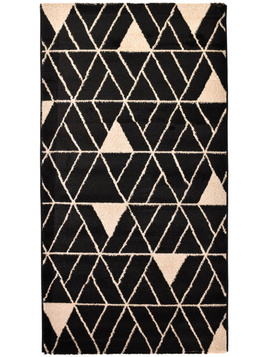 Dywan Sofia Trójkąty czarny 120x170 cm