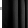 Zasłona MUST THERMIQUE na przelotkach 138 x 260 cm czarna