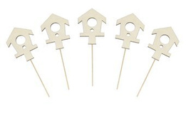 Domek dla ptaków na piku 5szt.