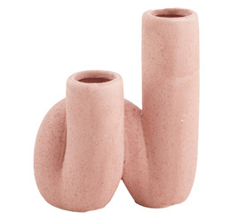 Wazon porcelanowy różowy 12,5 cm