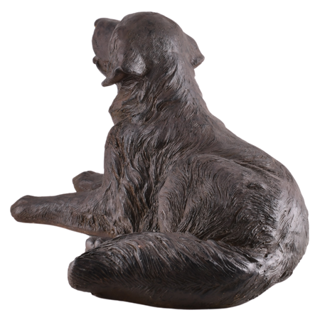 Dekoracja ogrodowa pies retriever