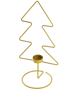 Świecznik choinka tealight metal