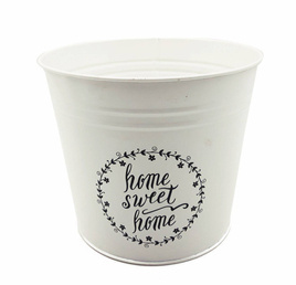 Osłonka Sweet Home okragła metalowa 12 cm