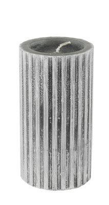 Świeca modern walec grafit