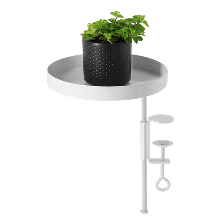 Kwietnik parapetowy biały 14 cm