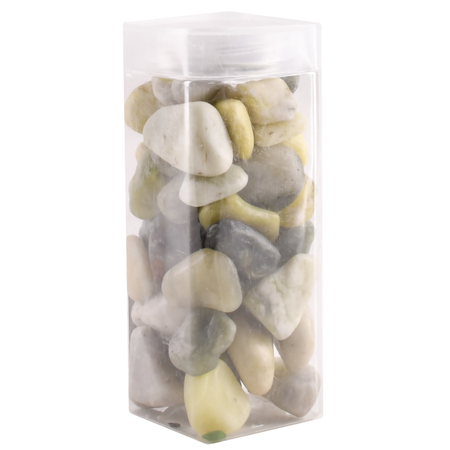 Kamienie dekoracyjne marmurowe woskowane zielone 2-4cm 900gr