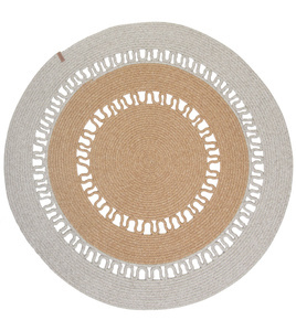 Dywan okrągły DONA szary 100 cm
