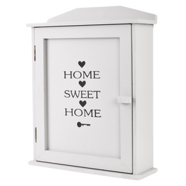 SKRZYNKA NA KLUCZE SZARA HOME SWEET HOME