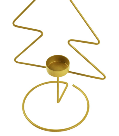 Świecznik choinka tealight metal