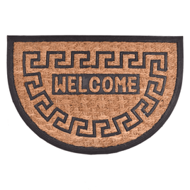 Wycieraczka Panama kokosowa guma PÓŁOKRĄGŁA WELCOME