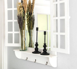 Świecznik stołowy czarny mały