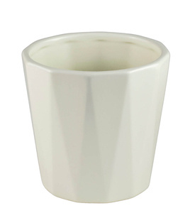 Osłonka ceramiczna kremowa FLORES mini