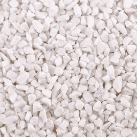 Kamienie dekoracyjne kolorowe białe 4-6mm 900 gr