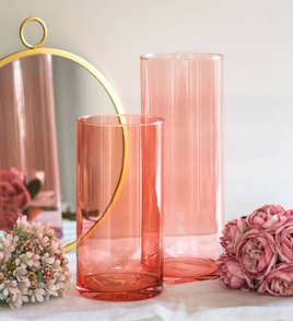 Wazon tuba łososiowy L