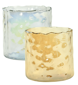 Świecznik na tealighty ze szkła opalizowanego, 8 cm
