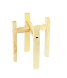 Drewniany stojak na donice naturalny M