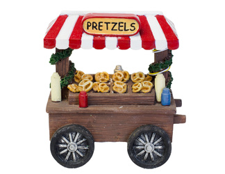 Mini food truck z preclami-dekoracja LED